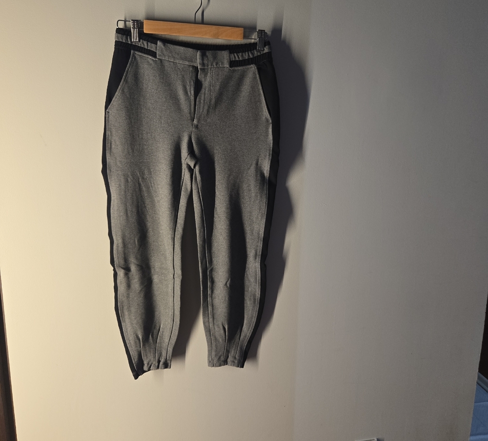 Woman's Gray/Black Work Or Jogger Pants